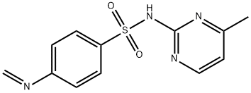 p-(methyleneamino)-N-(4-methyl-2-pyrimidyl)benzenesulphonamide Struktur