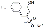 4,7-dihydroxynaphthalene-2-sulphonic acid, sodium salt Struktur