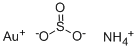 Ammonium gold sulphite Struktur