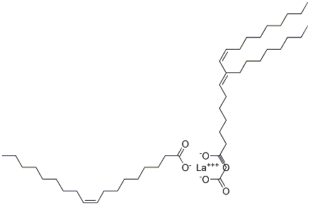 lanthanum(3+) oleate Struktur