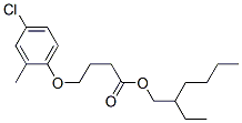 2-ethylhexyl 4-(4-chloro-2-methylphenoxy)butyrate Struktur