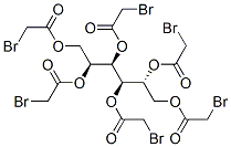 D-glucitol hexakis(bromoacetate) Struktur