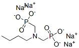 [(butylimino)bis(methylene)]bisphosphonic acid, sodium salt Struktur