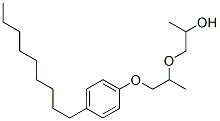 1-[1-methyl-2-(4-nonylphenoxy)ethoxy]propan-2-ol Struktur