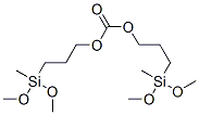 Carbonic acid bis[3-[methyldimethoxysilyl]propyl] ester Struktur