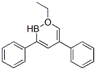 Boroxin,  2-ethyl-4,6-diphenyl- Struktur