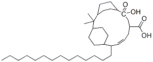 4,4'-[isopropylidenedicyclohexane-4,1-diyl] hydrogen 2-octadecenylsuccinate Struktur