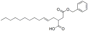 4-benzyl hydrogen 2-dodecenylsuccinate Struktur