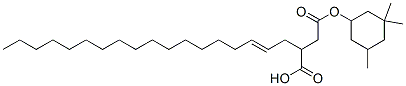 4-(3,3,5-trimethylcyclohexyl) hydrogen 2-octadecenylsuccinate Struktur