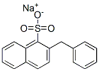 sodium 2-(phenylmethyl)naphthalenesulphonate Struktur