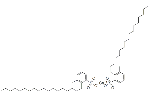 calcium methyloctadecylbenzenesulphonate  Struktur