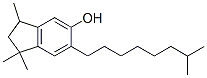 6-isononyl-1,1,3-trimethylindan-5-ol Struktur