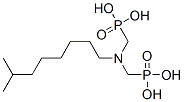 [(isononylimino)bis(methylene)]bisphosphonic acid Struktur