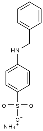 ammonium 4-[benzylamino]benzenesulphonate  Struktur