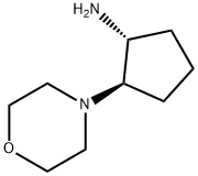 TRANS-2-MORPHOLINOCYCLOPENTANAMINE Struktur