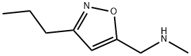 5-Isoxazolemethanamine,  N-methyl-3-propyl- Struktur