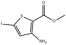 Methyl 3-aMino-5-iodo-2-thiophenecarboxylate Struktur