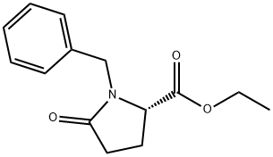 PROLINE, 5-OXO-1-(PHENYLMETHYL)-, ETHYL ESTER Struktur