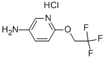 6-(2,2,2-TRIFLUORO-ETHOXY)-PYRIDIN-3-YLAMINE HYDROCHLORIDE Struktur