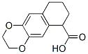 Naphtho[2,3-b]-1,4-dioxin-6-carboxylic  acid,  2,3,6,7,8,9-hexahydro- Struktur