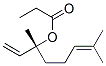 (R)-1,5-dimethyl-1-vinylhex-4-enyl propionate Struktur