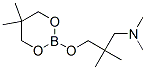 3-[(5,5-dimethyl-1,3,2-dioxaborinan-2-yl)oxy]-N,N,2,2-tetramethylpropylamine Struktur