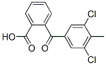 2-(3,5-dichloro-4-methylbenzoyl)benzoic acid  Struktur