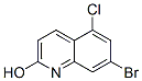 7-bromo-5-chloroquinolin-ol Struktur