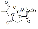 titanium(4+) methacrylate Struktur