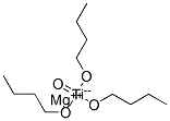 magnesium tributoxyoxotitanate(2-)  Struktur