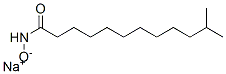 sodium N-hydroxyisotridecanamide Struktur