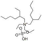 ethyl ethylbis(2-ethylhexyl)methylammonium sulphate Struktur