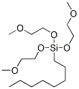 6-(2-methoxyethoxy)-6-octyl-2,5,7,10-tetraoxa-6-silaundecane Struktur