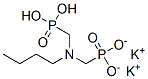 dipotassium dihydrogen [(butylimino)bis(methylene)]bisphosphonate Struktur