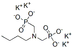 tetrapotassium [(butylimino)bis(methylene)]bisphosphonate Struktur