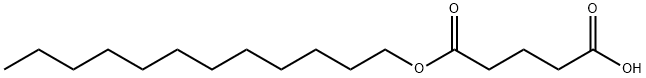 dodecyl hydrogen glutarate Struktur