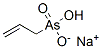 sodium hydrogen allylarsonate Struktur