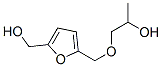 5-[(2-hydroxypropoxy)methyl]furan-2-methanol Struktur