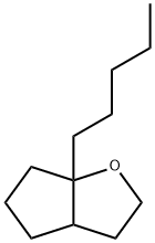 hexahydro-6a-pentyl-2H-cyclopenta[b]furan Struktur