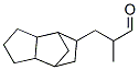 octahydro-alpha-methyl-4,7-methano-1H-indene-5-propionaldehyde Struktur