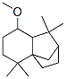 octahydro-8-methoxy-1,1,5,5-tetramethyl-2H-2,4a-methanonaphthalene Struktur