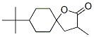 8-(1,1-dimethylethyl)-3-methyl-1-oxaspiro[4.5]decan-2-one Struktur