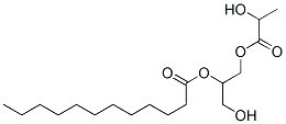 lauric acid, monoester with glycerol monolactate Struktur