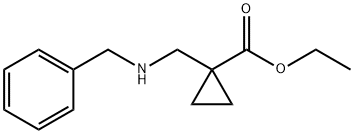 ETHYL 1-((BENZYLAMINO)METHYL)CYCLOPROPANECARBOXYLATE Struktur