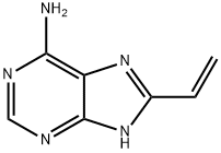 9H-Purin-6-amine,  8-ethenyl- Struktur