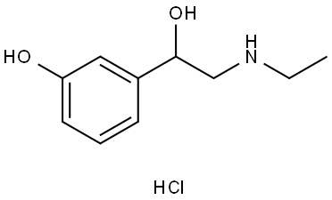 Etilefrine hydrochloride Structure