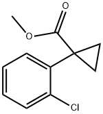 METHYL 1-(2-CHLOROPHENYL)CYCLOPROPANECARBOXYLATE Struktur