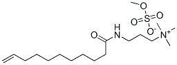 trimethyl-3-[(1-oxo-10-undecenyl)amino]propylammonium methyl sulphate Struktur