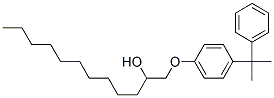 1-[4-(1-methyl-1-phenylethyl)phenoxy]dodecan-2-ol Struktur