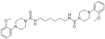 1,6-DI-([4-(2-METHOXYPHENYL)PIPERAZIN-1-YL]CARBONYLAMINO)HEXANE Struktur